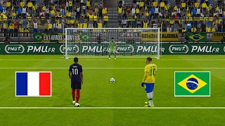 PES 2021 | FRANCE vs BRAZIL | Penalty Shootout | Mbappe vs Neymar | Gameplay PC