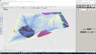 Rhino Terrain pre alpha - interactive flow lines and catchment delineation.