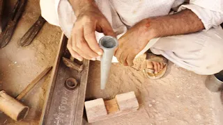 Making a Heavy Metal Ice Cream Cone With  Amazing Technique