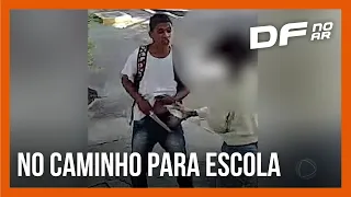 Adolescente é assaltada a caminho para escola por homem armado com faca | DF no Ar