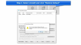 The network bridge on device ‘VMnet0’ is not running - Vmware Fix