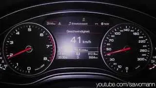 2014 Audi A6 Avant 3.0 TFSI quattro 310 HP 0-100 km/h & 0-100 mph Acceleration GPS HD