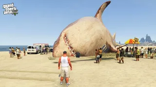 I Found The Biggest MEGALODON MONSTER In GTA 5 !!