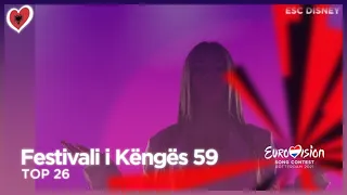 Eurovision 2021: Festivali i Kënges 59 (Albanian National Selection) - My Top 26 🇦🇱