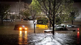 USA FLOOD: Overnight storms lead to serious flash flooding in parts of Omaha, Nebraska, USA