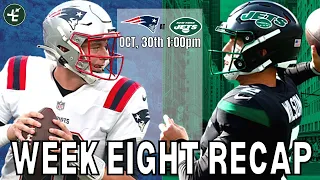 DISAPPOINTMENT | New England Patriots vs New York Jets RECAP | Week 8 2022