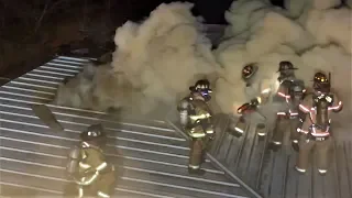 Houston House Fire with a Mayday call... July 18, 2019