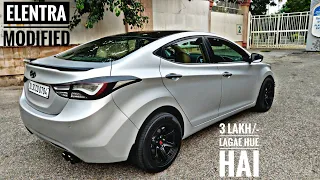 Modified Hyundai Elantra With Led Tail Lamps | fully wraped | With Dual Exhaust | 16 Inches Alloy