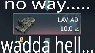 [WAR THUNDER] the LAV-AD is a tank destroyer