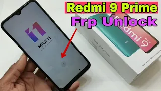 Xiaomi Redmi 9 prime frp unlock / M2004J19I Google Account Bypass 2020 New Trick