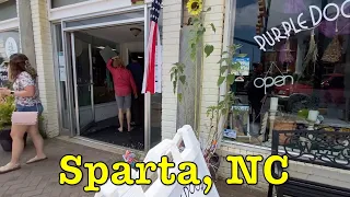 I'm visiting every town in NC - Sparta, North Carolina