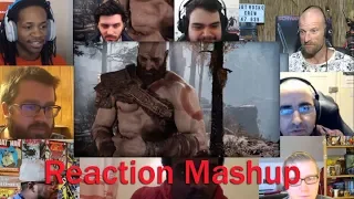 God Of War -  Story Trailer -  PS4 REACTION MASHUP