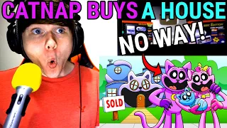 CATNAP BUYS HIS FIRST HOUSE?! (Cartoon Animation) @GameToonsOfficial REACTION!