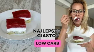 Najlepsze ciasto LOW CARB, KETO / z mascarpone i żelka truskawkowa🍓