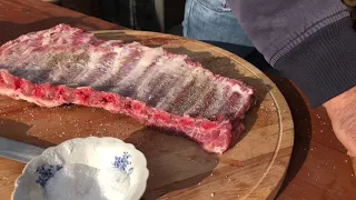 Attention!!! The juiciest ribs in the Pompeian oven rfr asmr