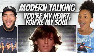 A VIBE!| FIRST TIME HEARING Modern Talking - You're My Heart , You're My Soul REACTION