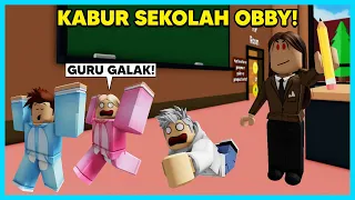 PANIK! Kita Mencoba Untuk Kabur Dari Sekolah! Escape School Obby - Roblox Indonesia