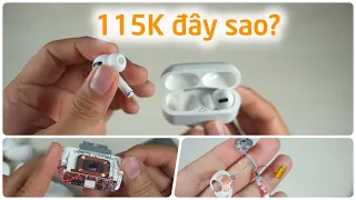 Review chi tiết AIRPODS PRO FAKE. Pháp sư Trung Hoa có thể làm ra sản phẩm ntn với chỉ 115K giá lẻ?