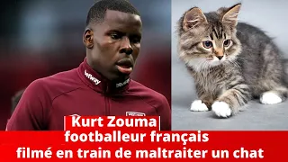 VIDEO: Kurt Zouma, footballeur français, filmé en train de maltraiter un chat