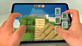 How To JUMP BRIDGE In MCPE With New Controls (Handcam)