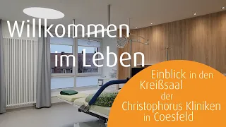 Einblick in den Kreißsaal in den Christophorus Kliniken Coesfeld