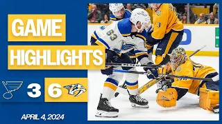 Game Highlights: Predators 6, Blues 3