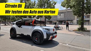 Citroën Oli - Testfahrt mit dem Auto aus Karton!