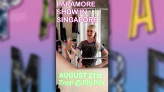 Paramore Singapore Greeting