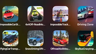 Sky Bus Crazy Impossible,Offroad 4x4 Mountain,Driving Zone,Impossible Track,4x4 Off-Road,Car Stunts