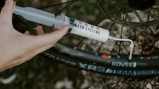 How to Install Tubeless Tire Sealant with the KOM Cycling Tubeless Tire Sealant Injector