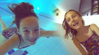 Carla Underwater - Water slides and underwater fun