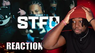 DISSING PLENTY OF OPPS! | American Reacts To Digga D - STFU (Official Video) 🔥