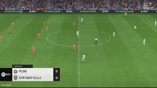 FCSB V CFR Cluj | EAFC 24 Match Gameplay Prediction