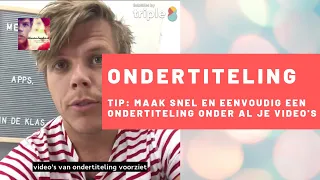 Zo voeg je een ondertiteling toe aan je video