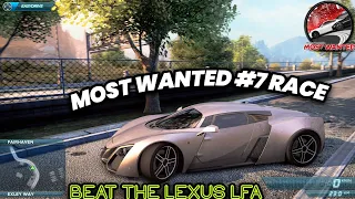 Most Wanted #7 Race | Beat the Lexus LFA | Need For Speed: Most Wanted (2012)