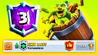 #3 GLOBAL 🏆 Best Log Bait Deck in Clash Royale!