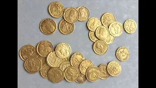 Римское золото, 18 монет, 2017, Roman gold, 18 coins