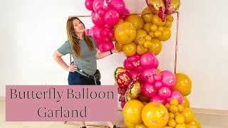 Butterfly Balloon Garland | How to Make an Organic Balloon Garland