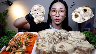 꾸-덕 꾸덕!🍝 크림 우족찜!! CREAM BRAISED BEEF FEET 💗ROSE SAUCE💗 MUKBANG EATING SOUND