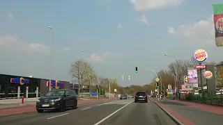 driving from Wedel to Hamburg April 2019 4K