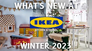 IKEA SHOP WITH ME WINTER 2023 KITCHEN & DINING | NEW IN HOLIDAY DECOR