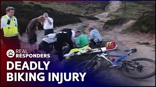 Injured Patient Is In Critical Condition After Biking Injury | Sky Cops | Real Responders