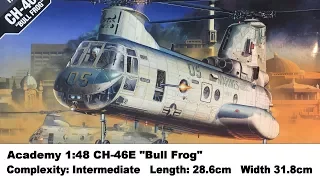 Academy 1:48 CH-46 Helicopter Kit Review