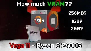 Does VRAM matter? Vega 11 (Ryzen 5 2400G APU)