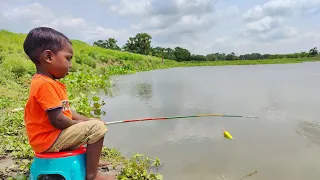 Best Hook fishing 2022✅|Little Boy hunting fish by fish hook From Beautiful  nature🥰🥰(Part-74)