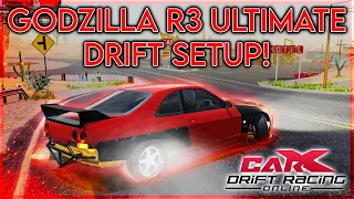CarX DRift Racing PC - Godzilla R3 Ultimate Drift Setup Tutorial (Update 2.13.3)
