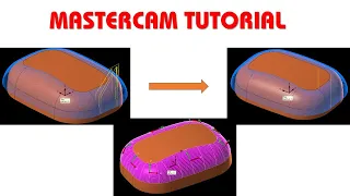 MasterCAM 2021 Tutorial #90  | Mill 3D Flowline Finish Optimize Toolpath with EDIT UV Flowline