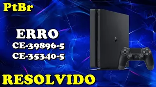 Erro PlayStation CE-39896-5 CE-35340-5