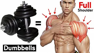 SHOULDER WORKOUT WITH DUMBBELLS AT HOME AND GYM