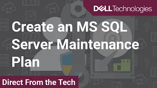 Create an MS SQL Server Maintenance Plan